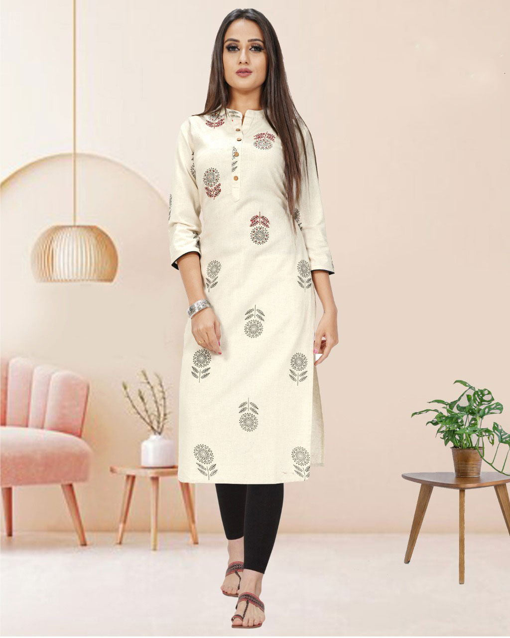 Trendy Printed 101 Regular Wear Cotton Printed Kurtis Catalog
